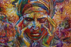 SUFFERING-WOMAN__1-Acrylic-on-canvas-100x100-cm.DATE-CREATED-2023-11-15