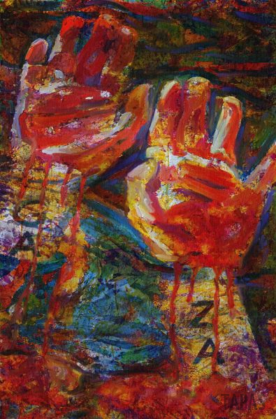GAZAHANDS-2-Acrylic-on-canvas-46x27-cm.-CREATED-2025-1-1