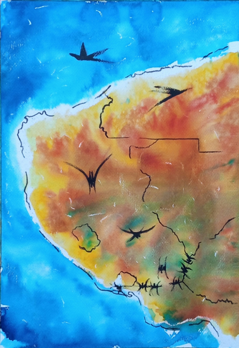 FREEDOM-SOUTH-AFRICA-ZIMBABWE-MOZAMBIQUE-WALL